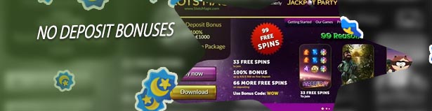 Slot sites no deposit required