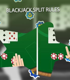 Two aces in blackjack